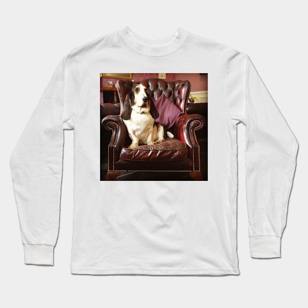 Bertie the Basset Long Sleeve T-Shirt by Ludwig Wagner